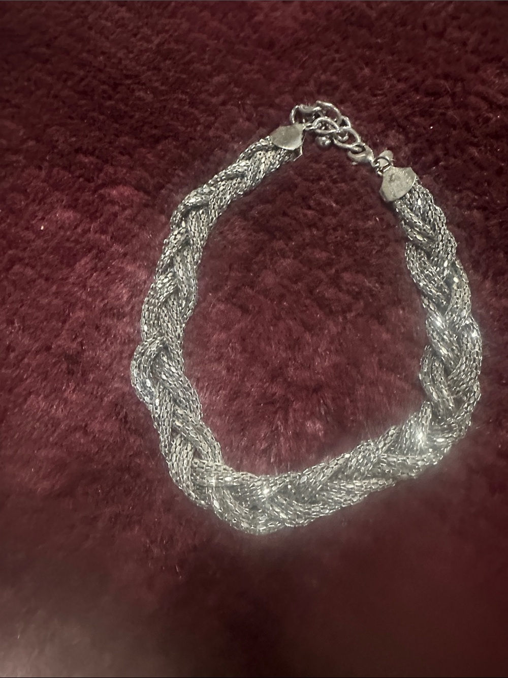 Silver Twisted Mesh Bracelet - Women Jewelry